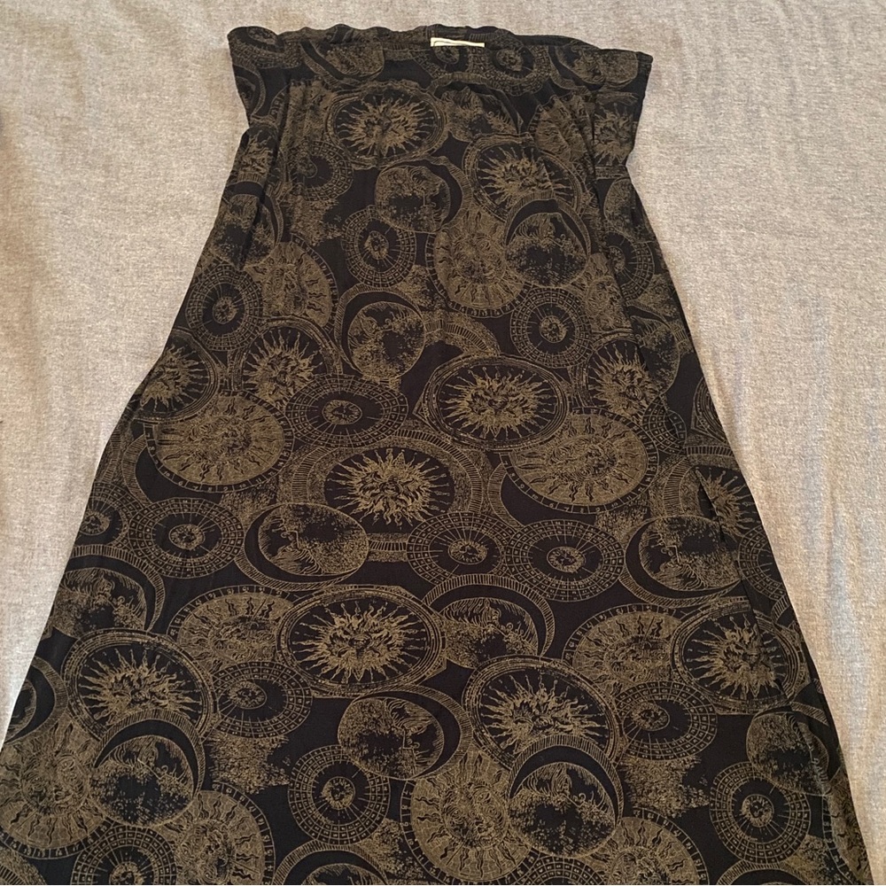 Vintage Gothic Plus Size Maxi Skirt